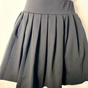 Chic Black A-Line Skirt
